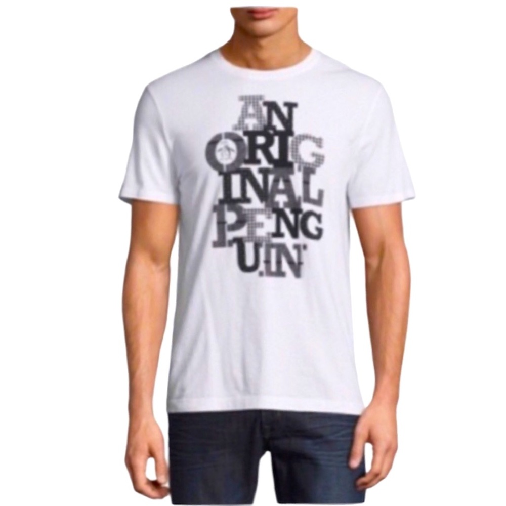 Original Penguin "An Original" Logo Print Crew Tee